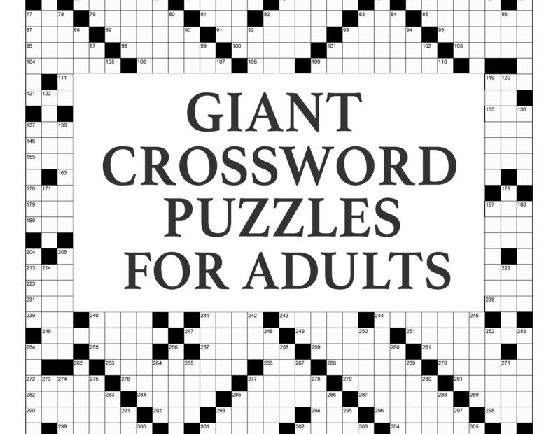 Giant Crossword Puzzles Free Crossword Puzzles Printable