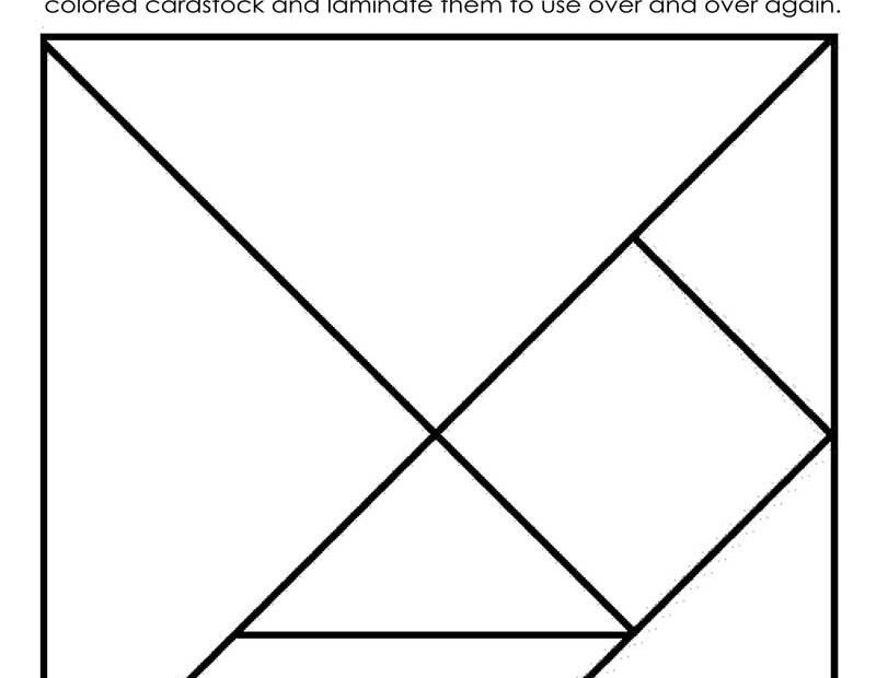 Giraffe Tangram Printable Preschool Zoo Tangram Printable