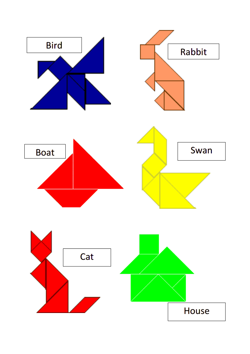 Giraffe Tangram Printable Preschool Zoo Tangram Printable 