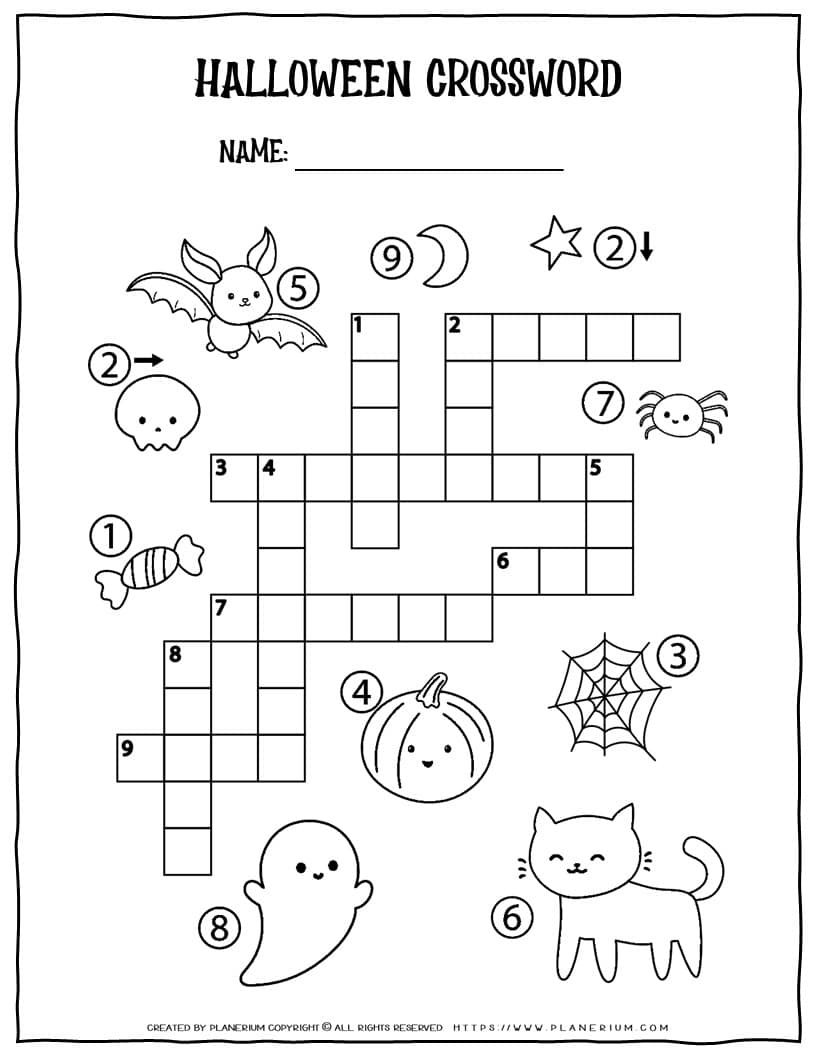 Halloween Crossword Word Search Printable Word Search Maker