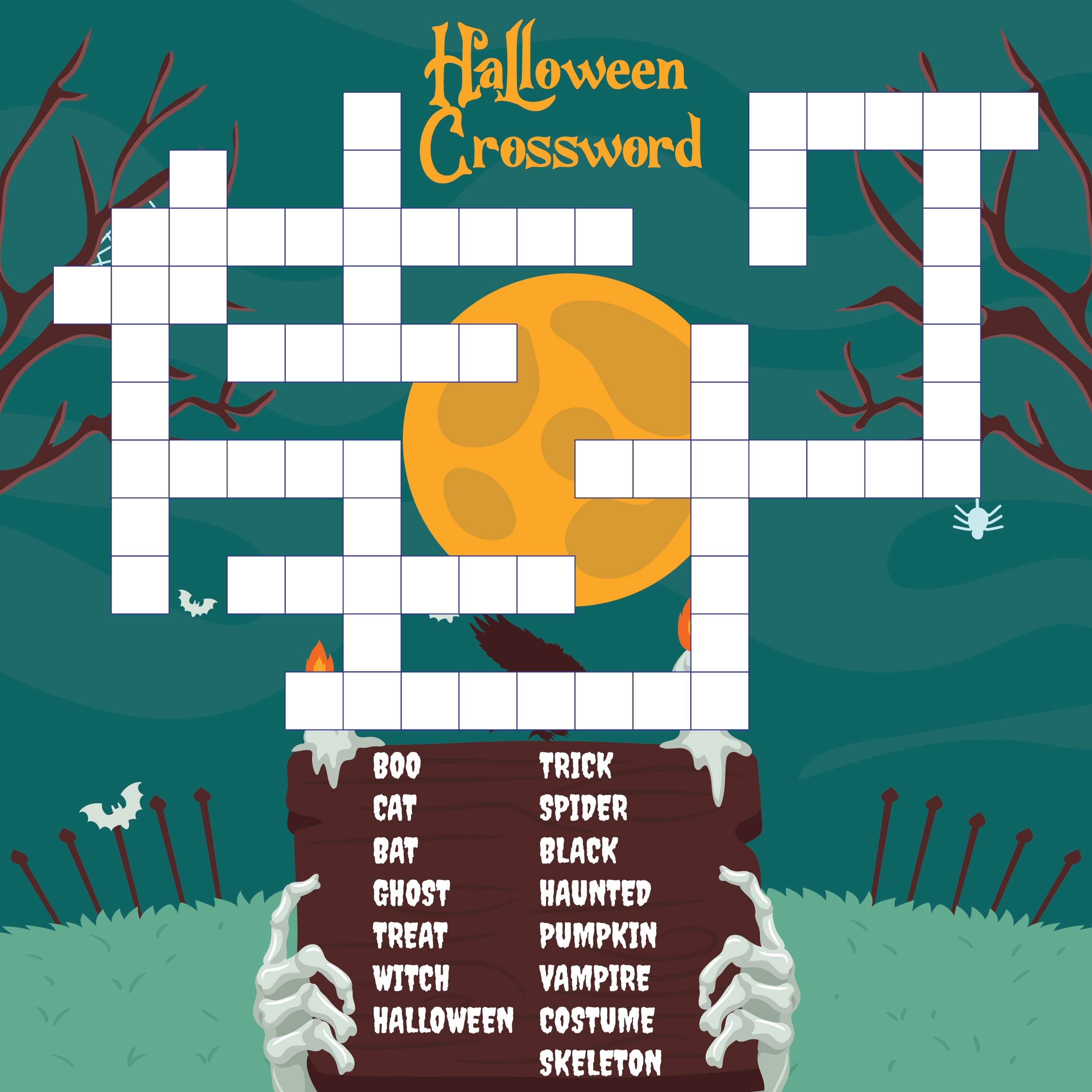 Halloween Puzzles 15 Free PDF Printables Printablee