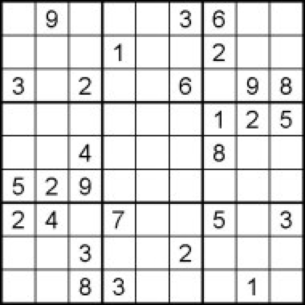 Hard Sudoku Puzzles For Kids Free Printable Worksheets Pertaining 