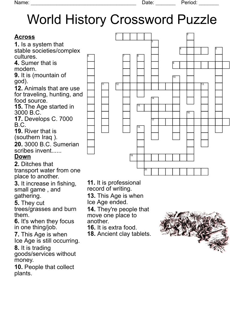 History Crossword Puzzles Printable Free Crossword Puzzles Printable
