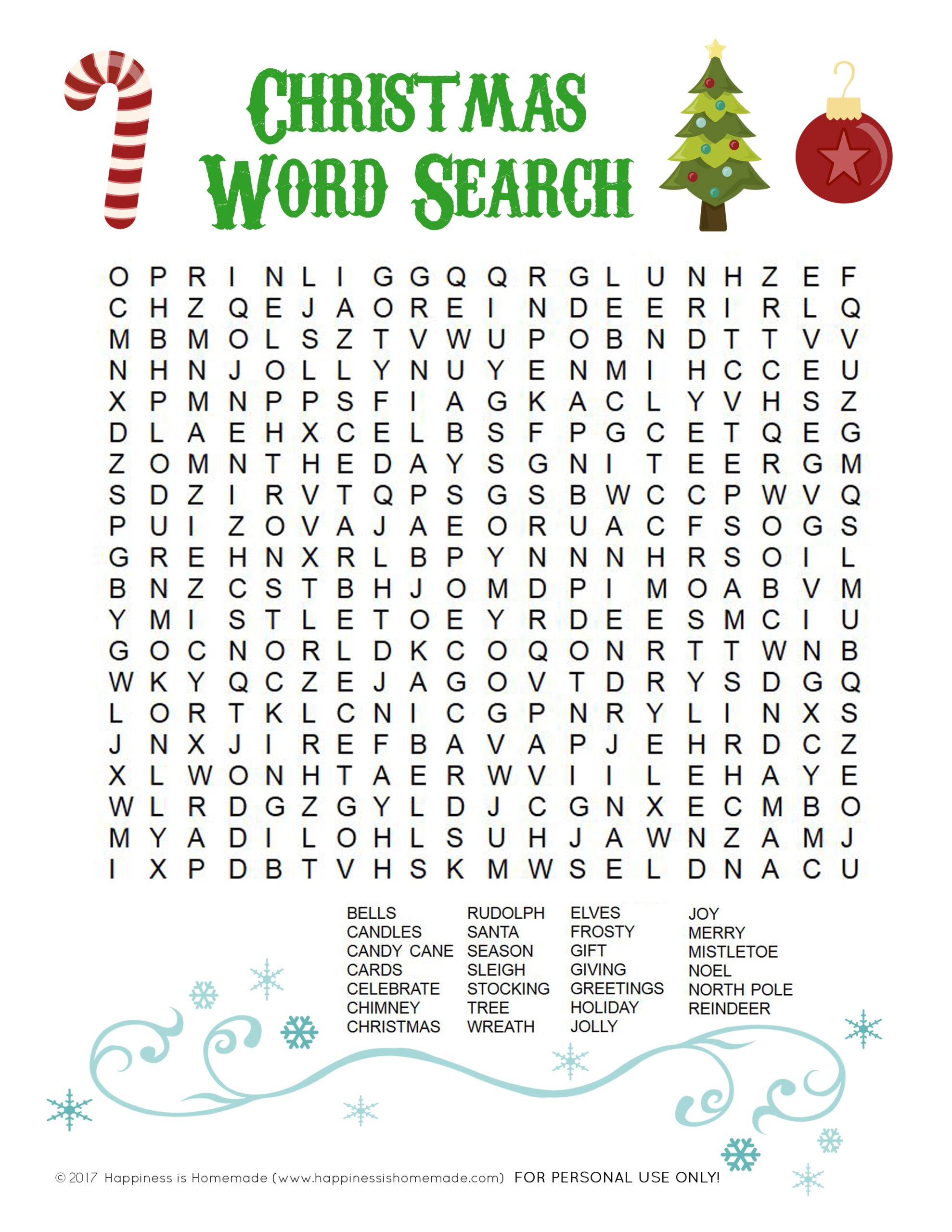 Holiday Word Puzzles Printables Word Search Christmas Puzzle