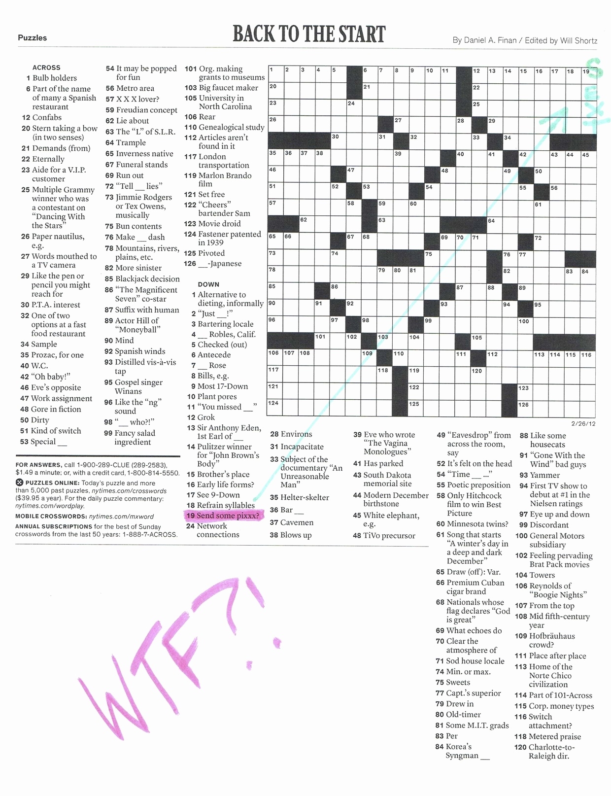 How About That Nyt Crossword