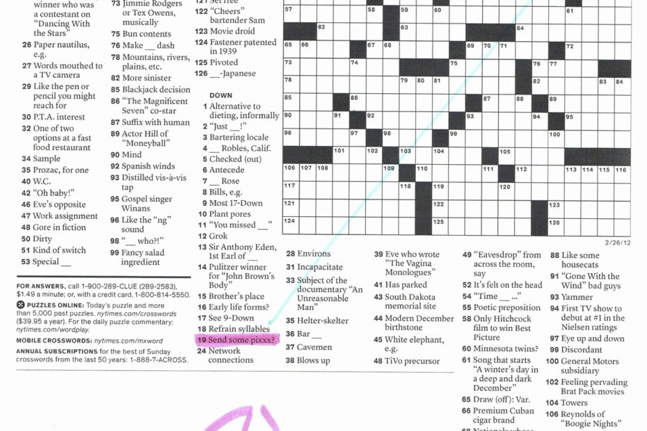 How About That Nyt Crossword