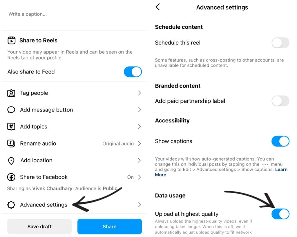 How To Upload Instagram Reels In Highest Quality