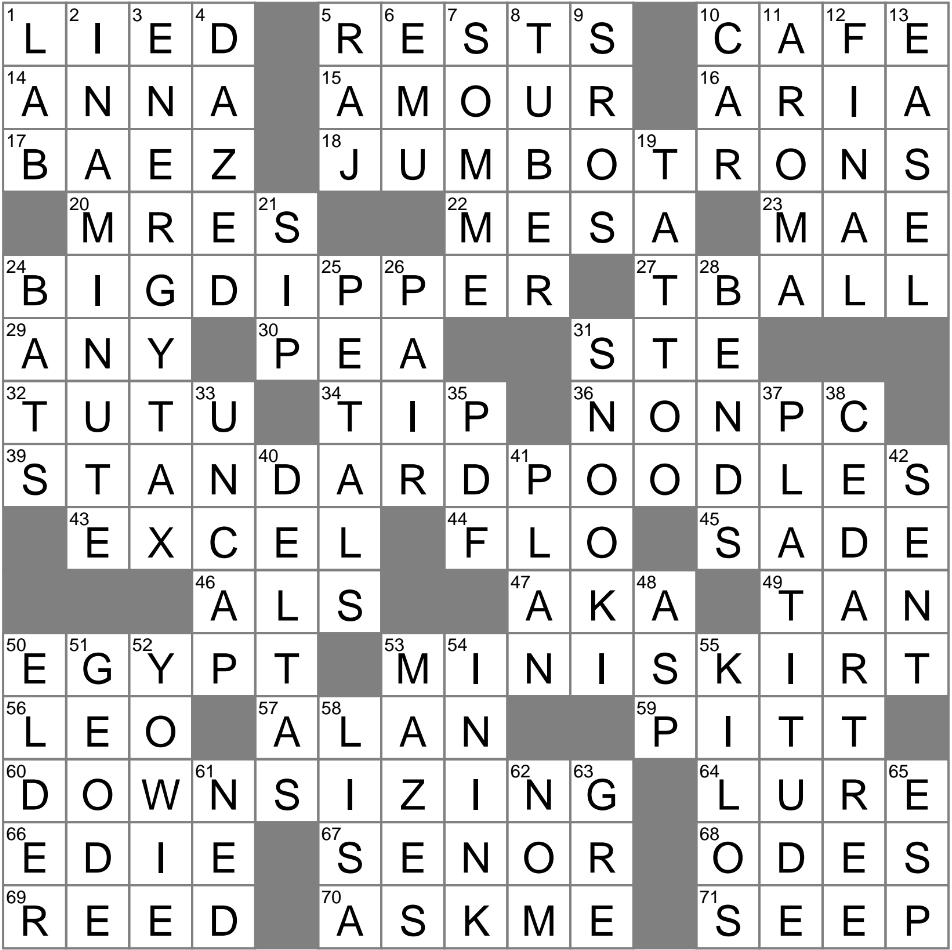 Insensitive In A Way Crossword Clue Archives LAXCrossword