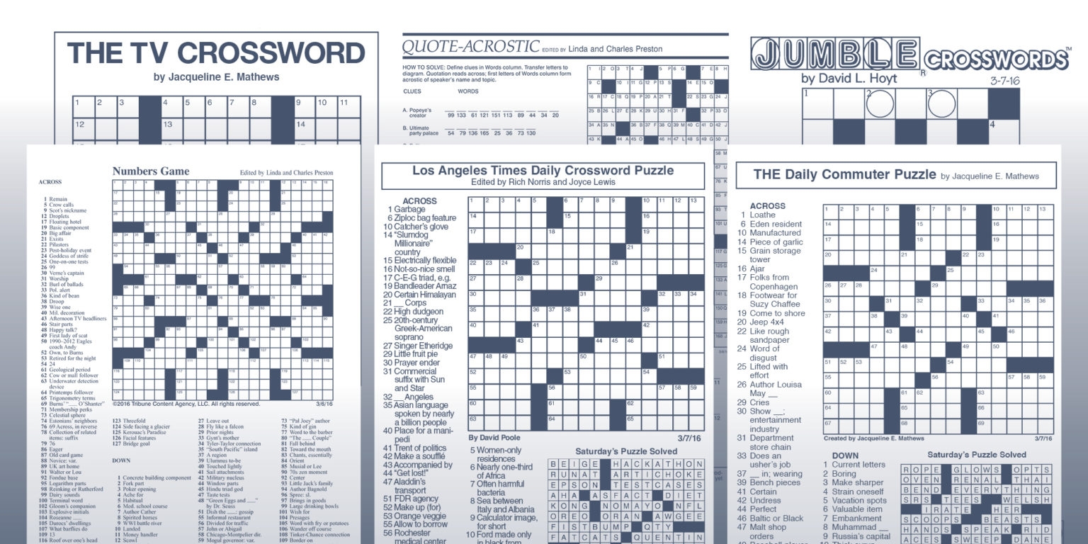Jacqueline E Mathews Printable Crossword Puzzles Printable Crossword 