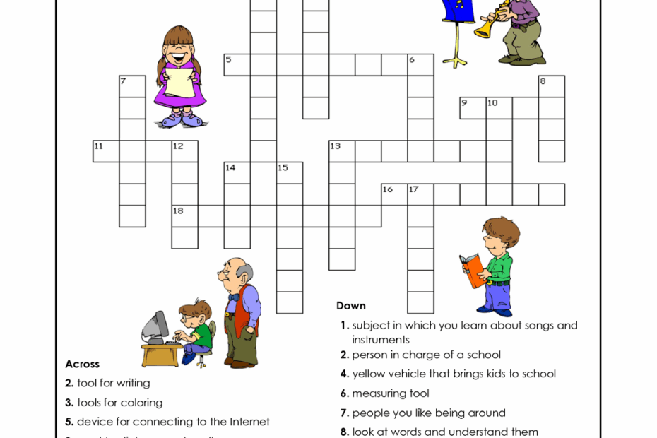 Kids 39 Crossword Puzzles To Print Activity Shelter