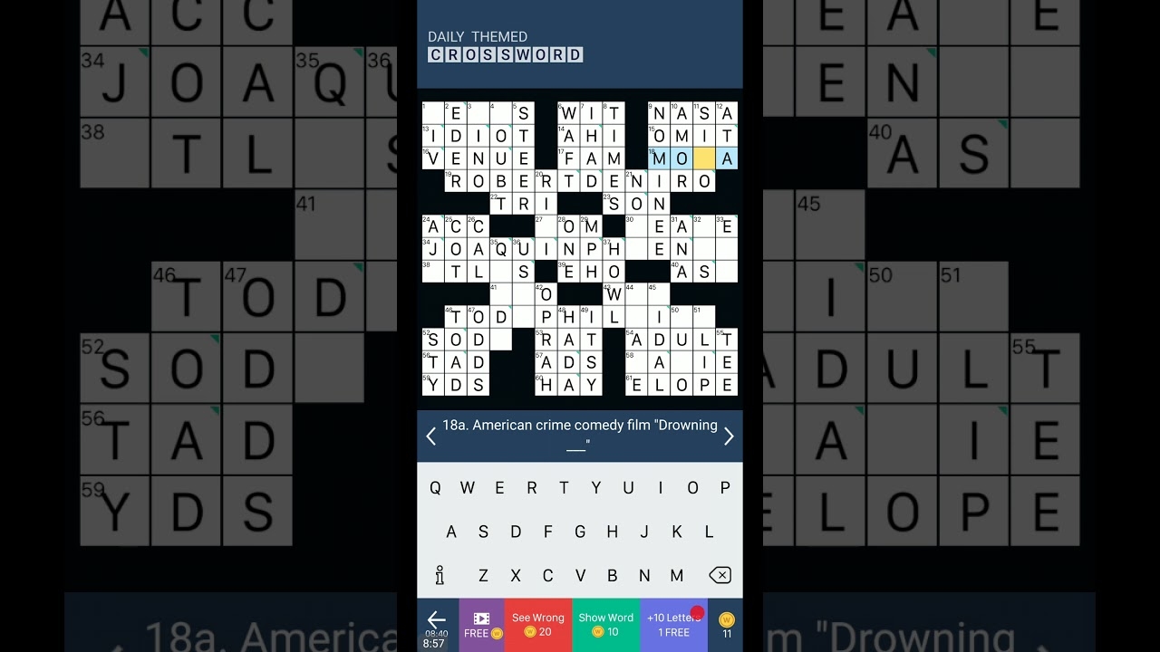 Language Of 900 Million Daily Themed Crossword Formejoa