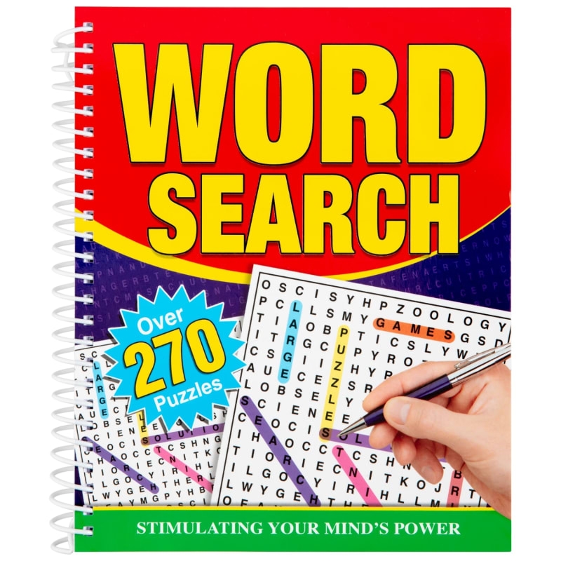 Large Print Word Search Puzzle Book Printable Puzzle Booklet My XXX 