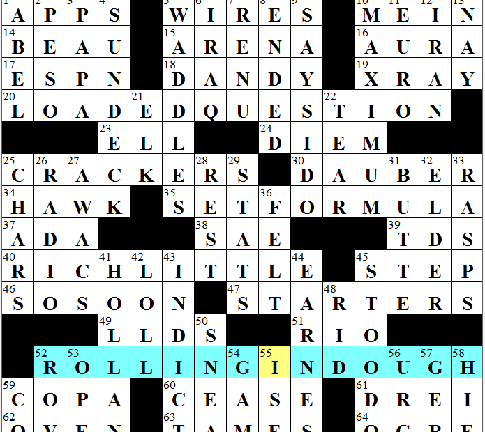 Latimes Crossword Corner