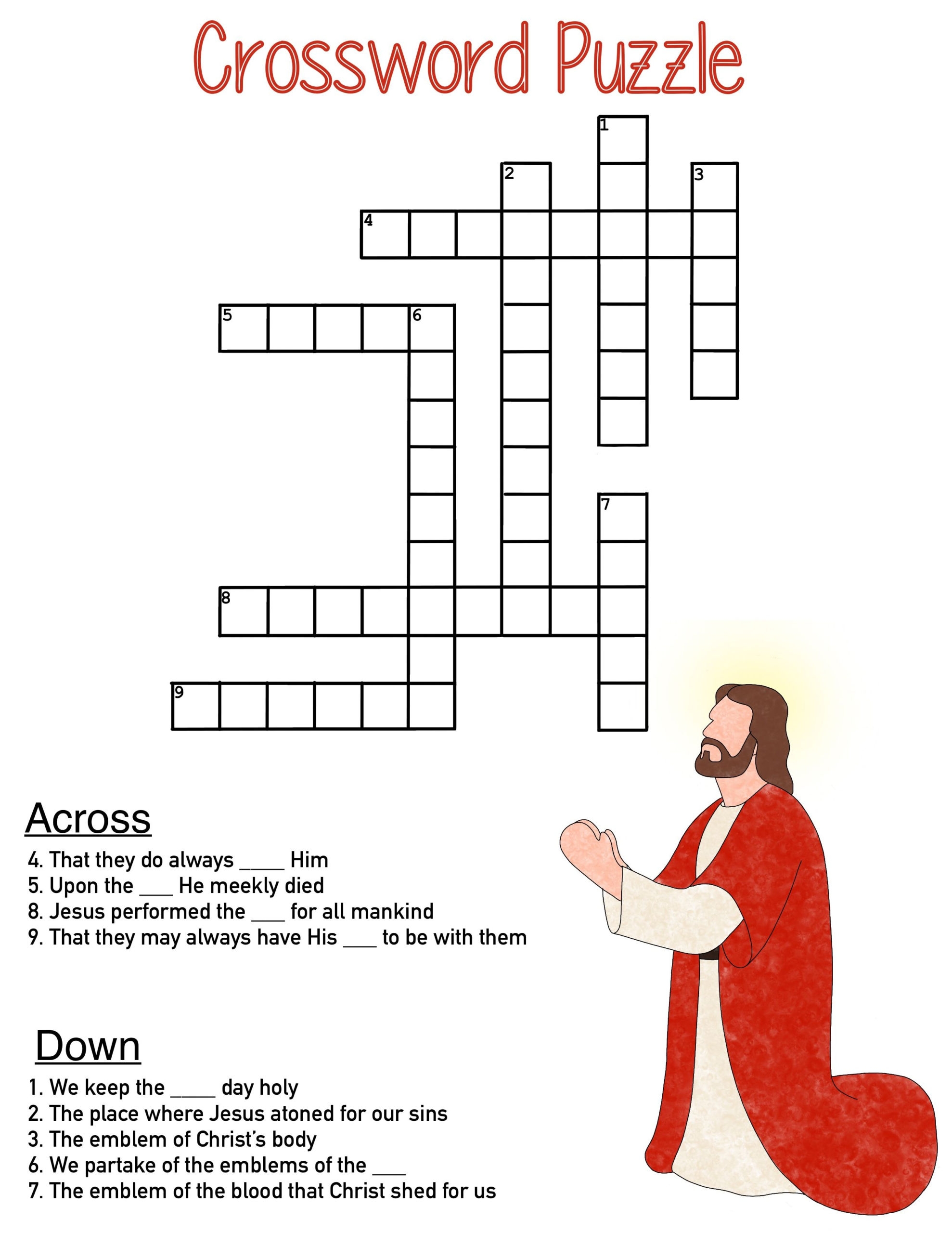 Lds Crossword Puzzles Printable Printable Crossword Puzzles Online