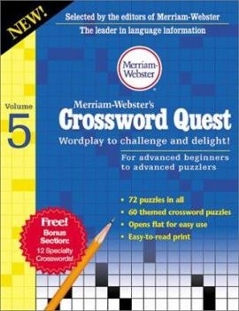 Merriam Webster 39 s Crossword Quest Book By Unknown Author
