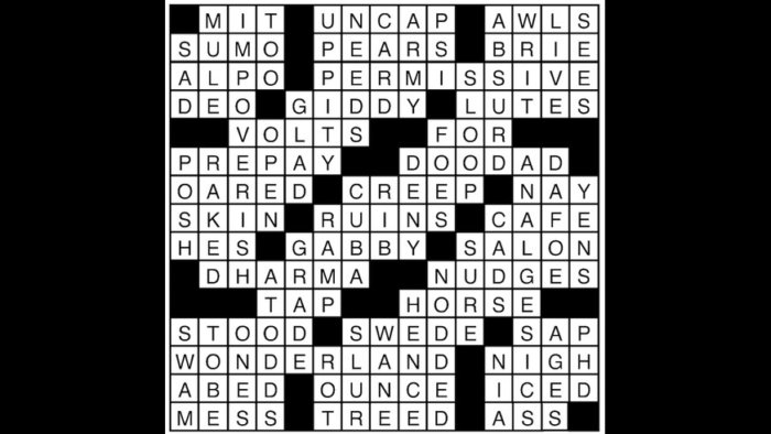 Metro Crossword Puzzle Answers August 13 2018 Metro US