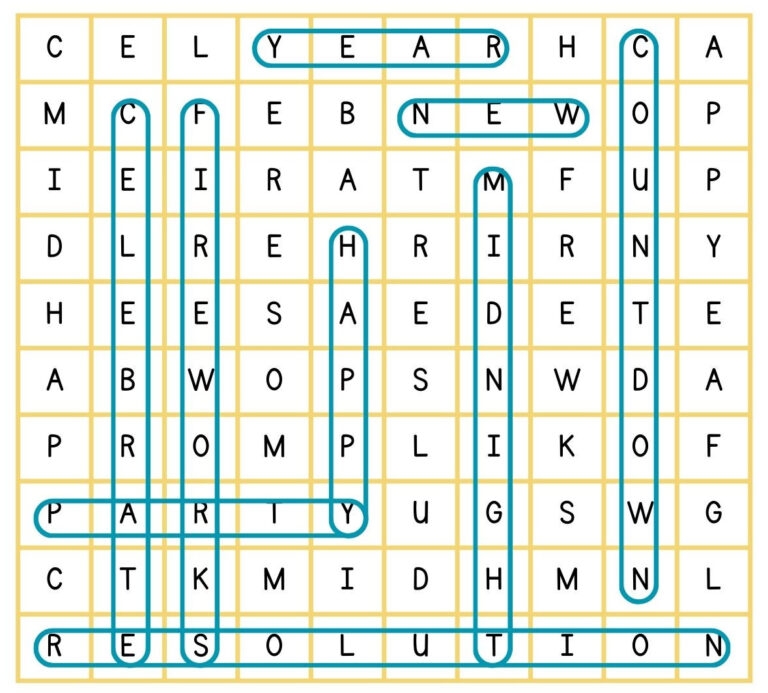 New Year s Eve Crossword Solution 24 Seasoned Times