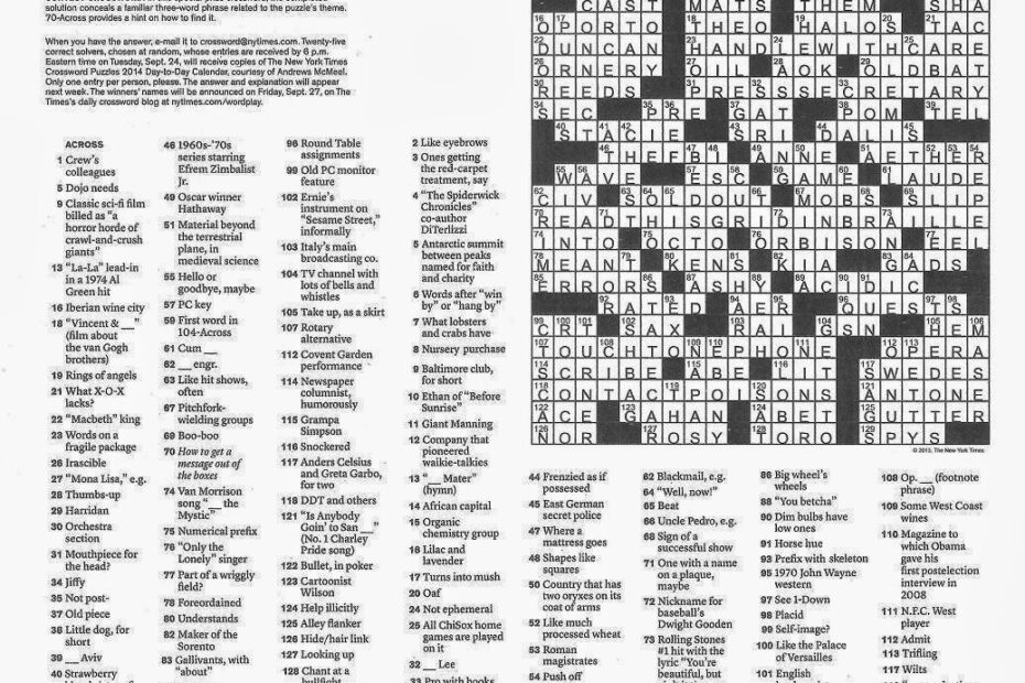 Nytimes Crossword Archive Sekafleet