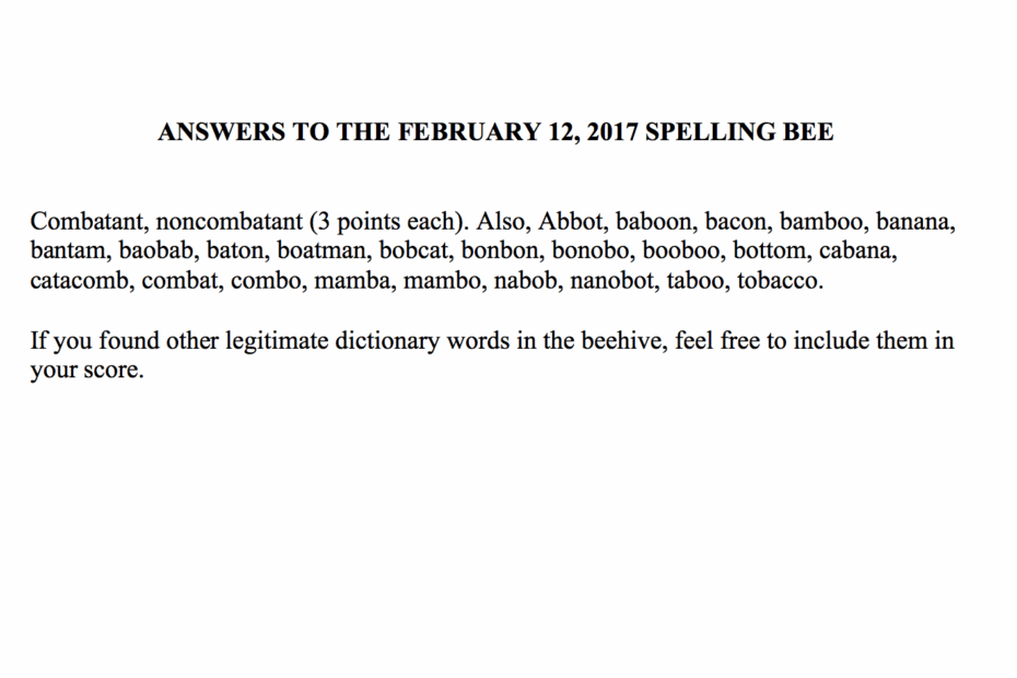 Nytimes Spelling Bee Solver Castmine