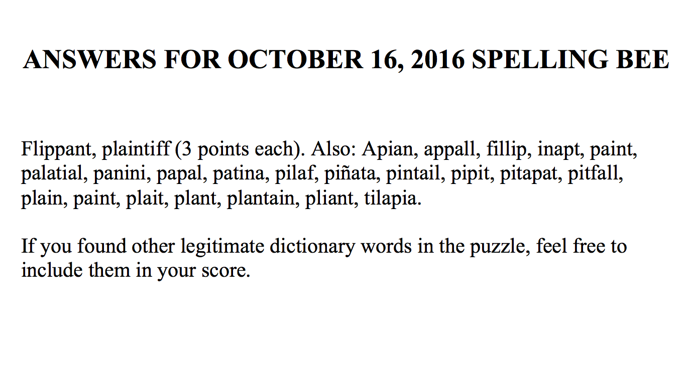 Nytimes Spelling Bee Solver Mapssaki
