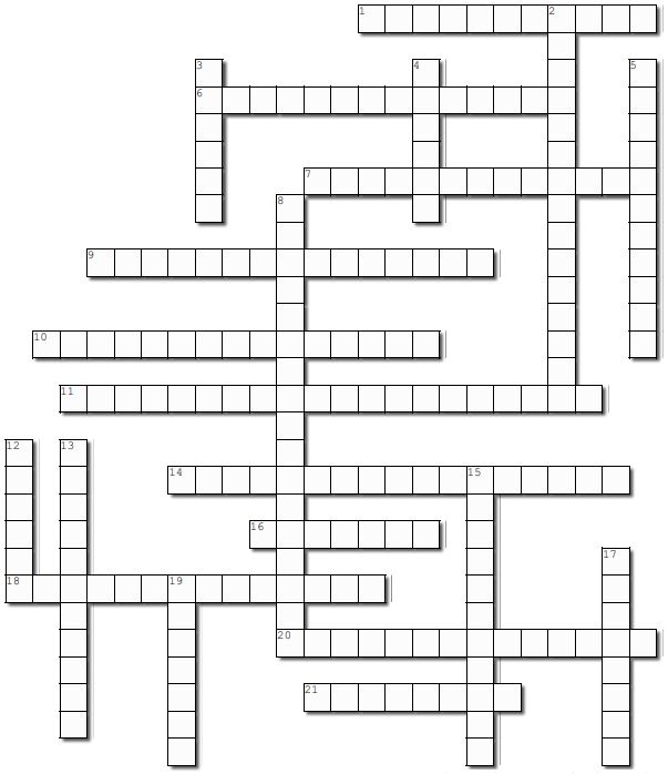 October 2021 Crossword The Crusader News