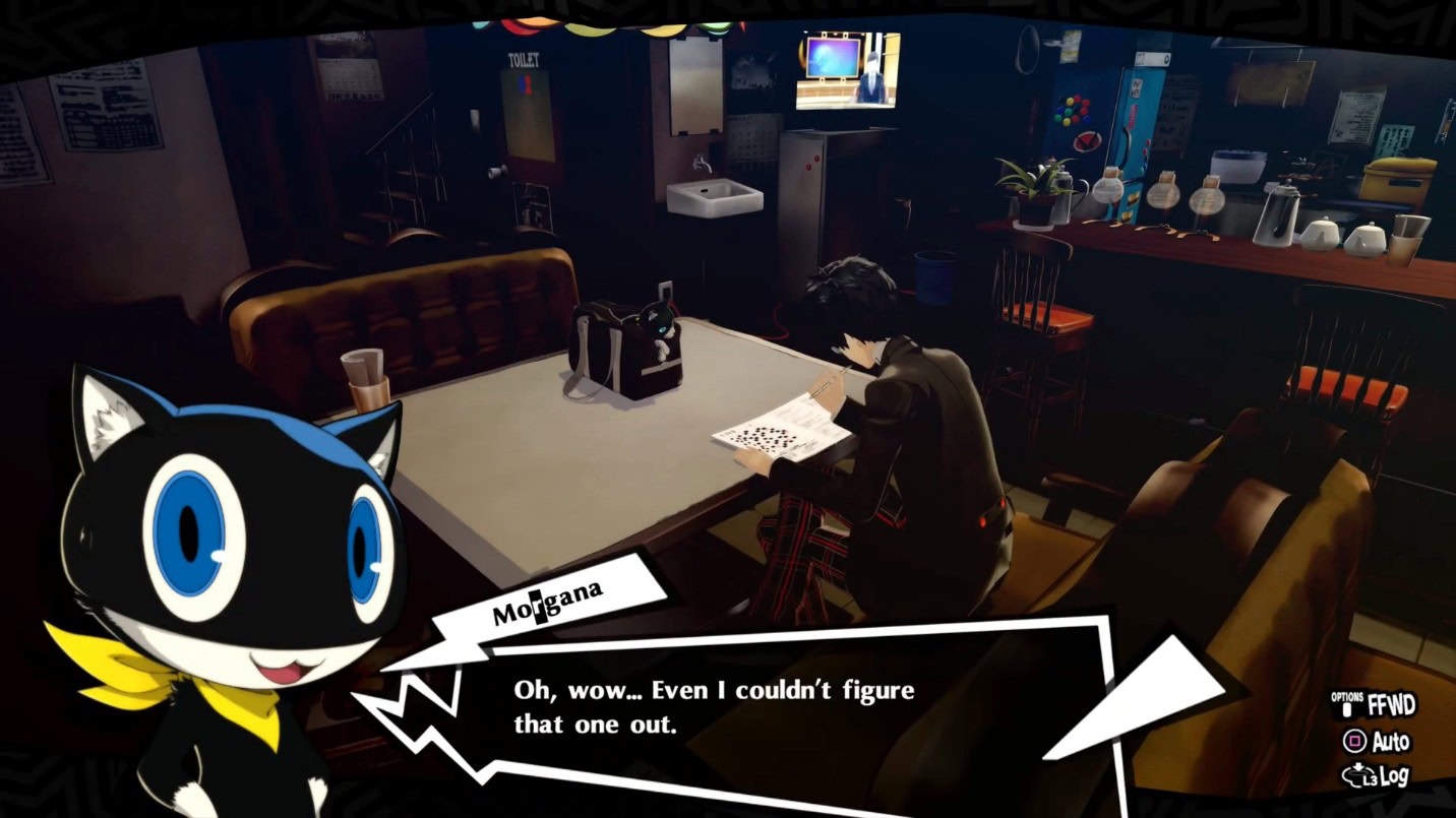Persona 5 Crossword Puzzle Solutions