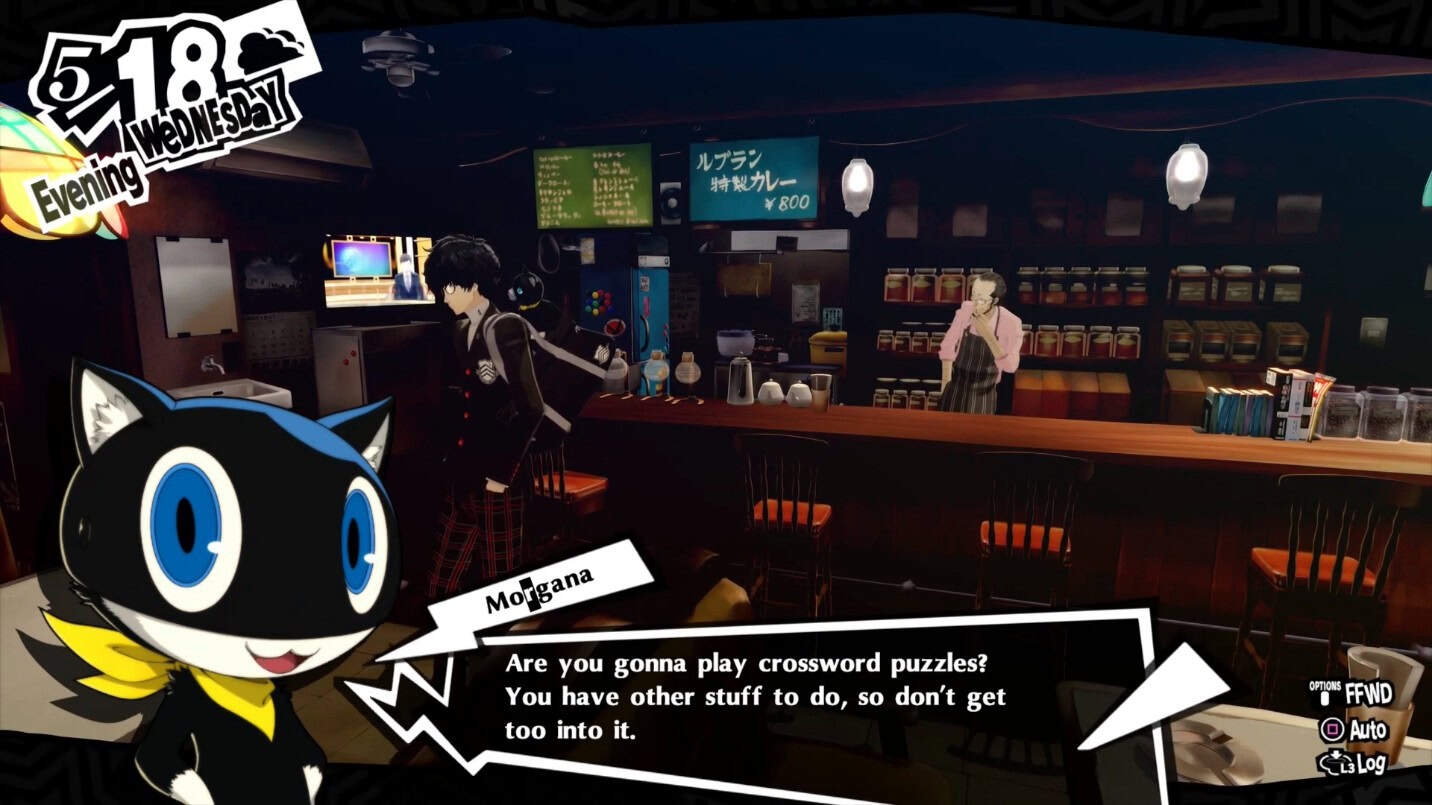 Persona 5 Crossword Puzzle Solutions