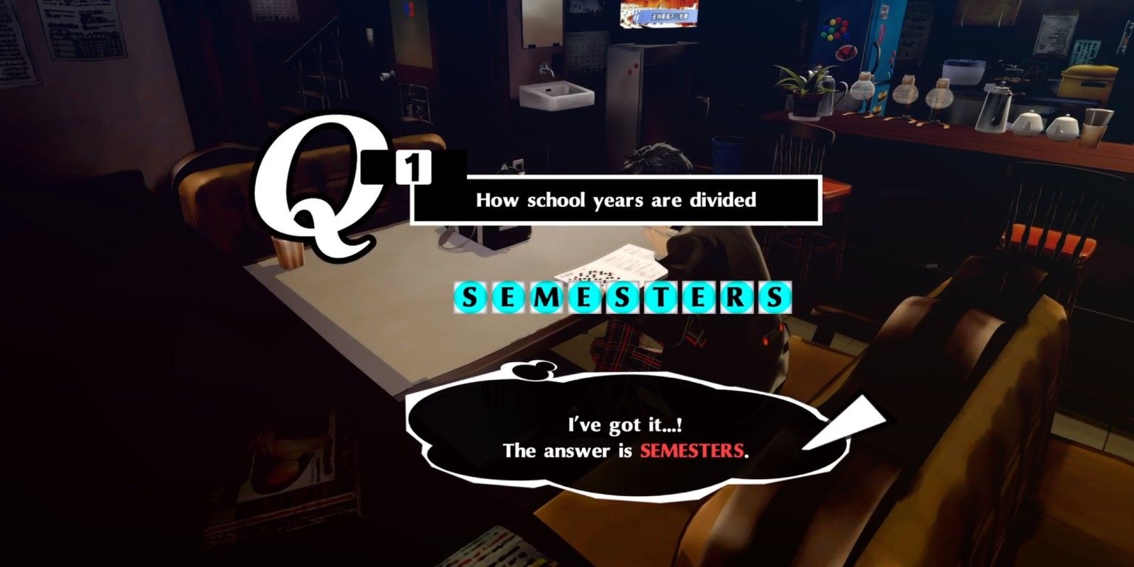 Persona 5 Royal Every Crossword Puzzle Solution