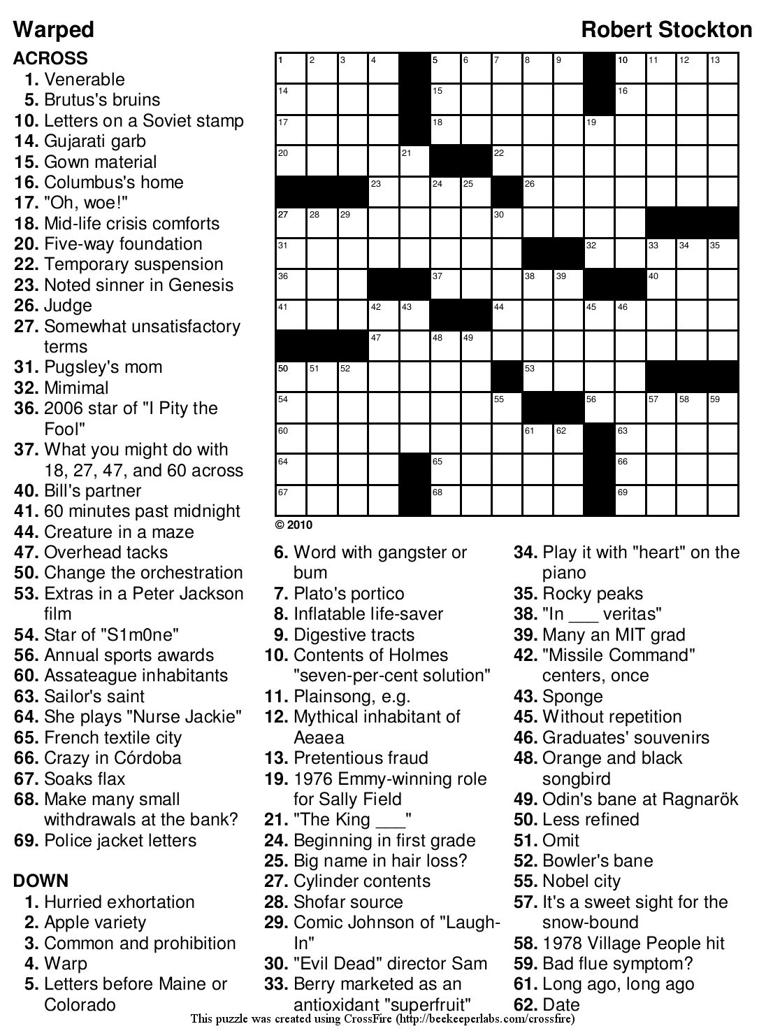 Pop Culture Crossword Puzzles Printable Printable Printable Crossword 