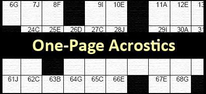Printable Acrostic Puzzles