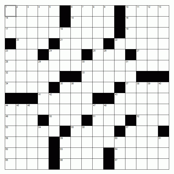 Printable Blank Crossword Grid Printable Crossword Puzzles Free 9 