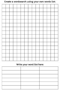 Printable Blank Crossword Grid Printable JD