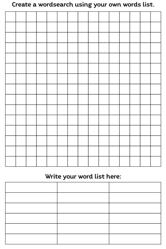 Printable Blank Crossword Grid Printable JD