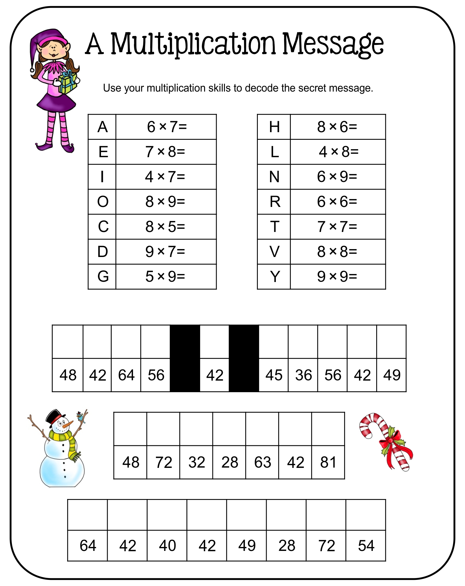 Printable Brain Puzzles