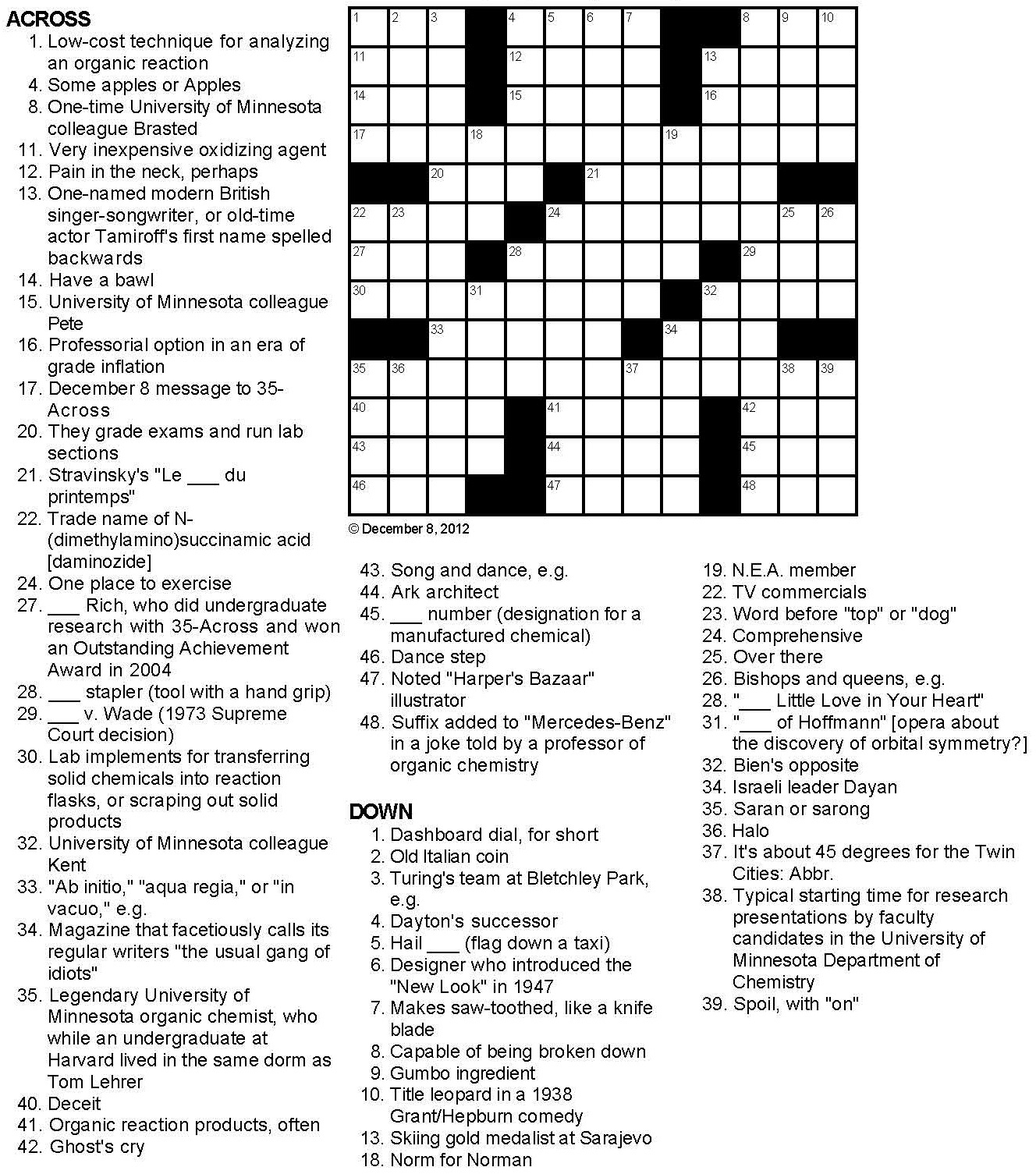 Printable Celebrity Crossword Puzzle Printable Crossword Puzzles