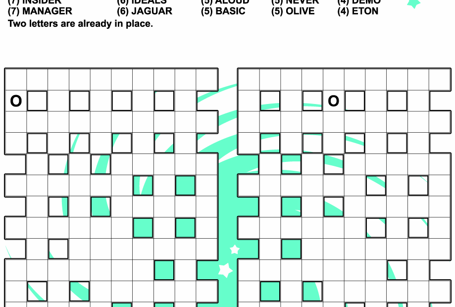 Printable Criss Cross Puzzle For Adults Free Printable Puzzle Games