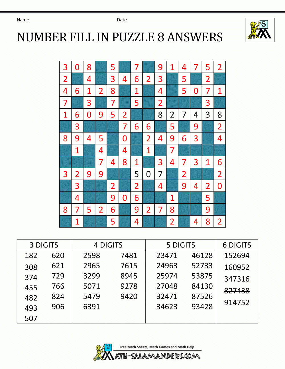 Printable Crossword 5 Printable Crossword Puzzles