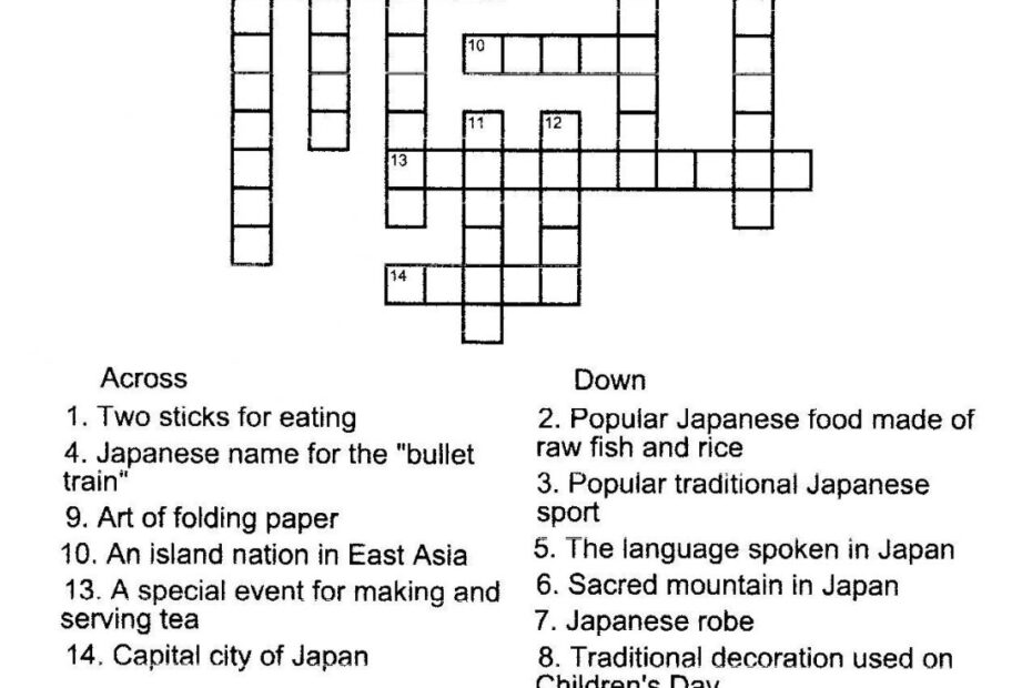 Printable Crossword Generator Printable Crossword Puzzles