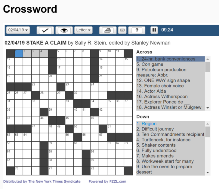 Printable Crossword Puzzles Boston Herald Printable Crossword Puzzles 