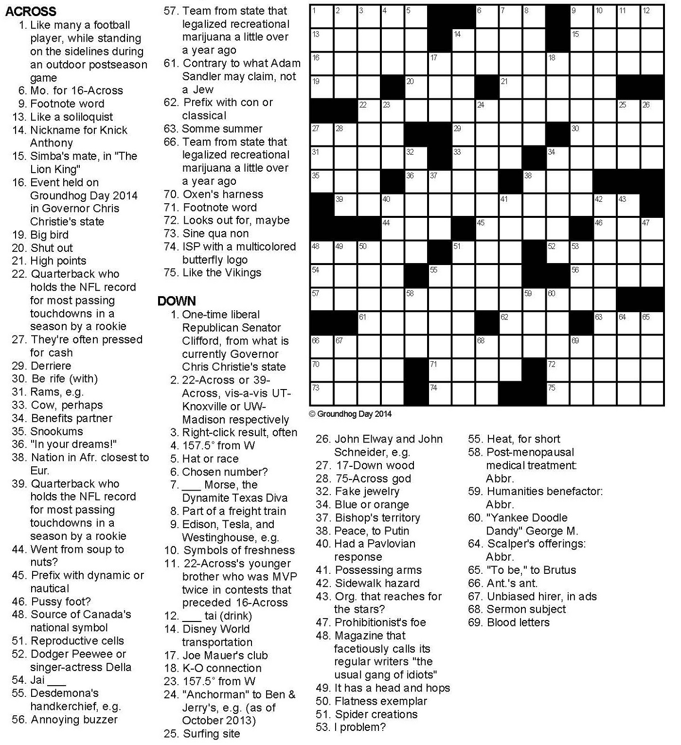 Printable Crossword Puzzles Hard Printable Crossword Puzzles Online