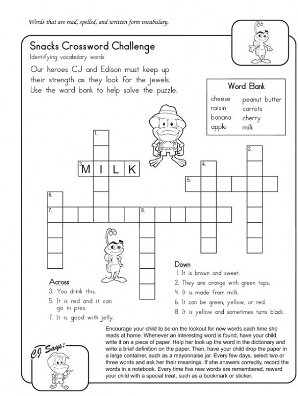 Printable Crossword Puzzles Super Easy Easycrosswordpuzzlesprintable