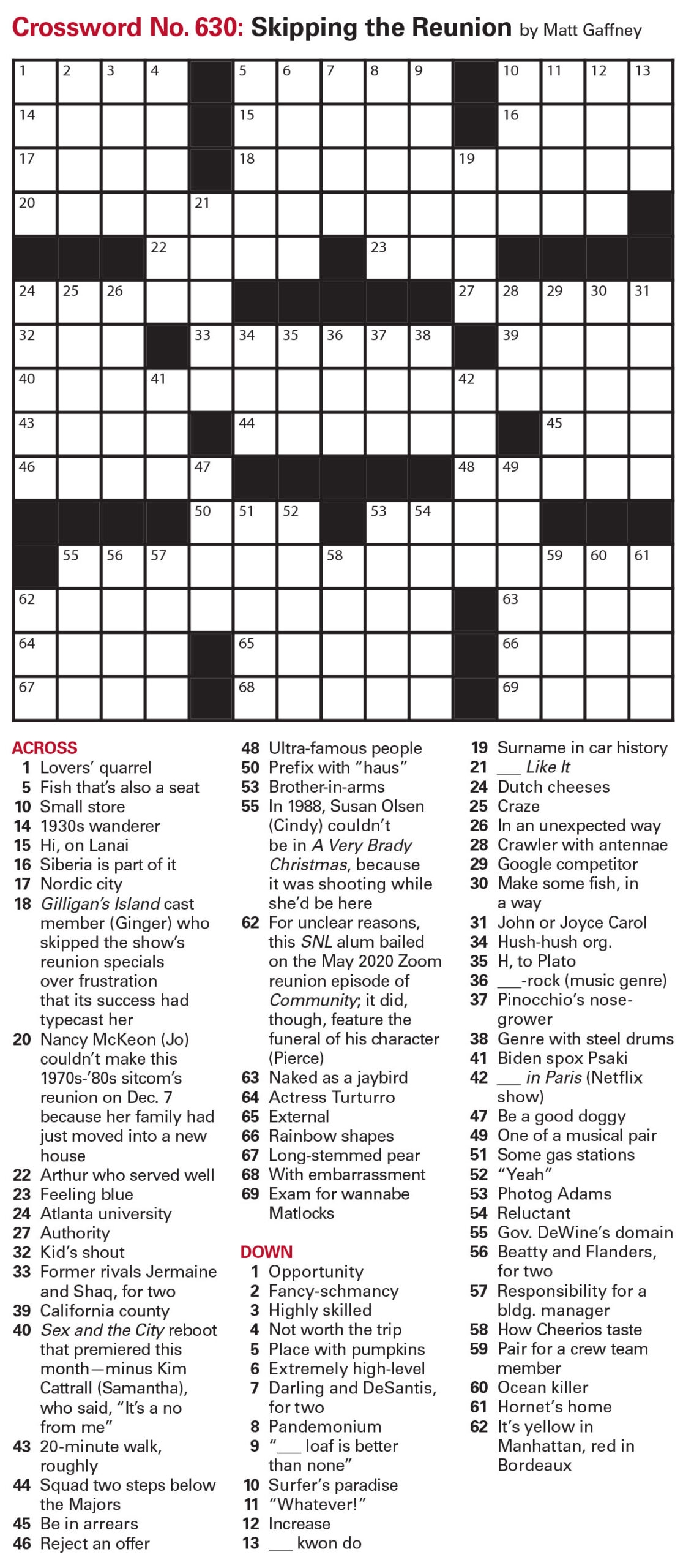 Printable Crossword Puzzles With Answer Key Printable JD