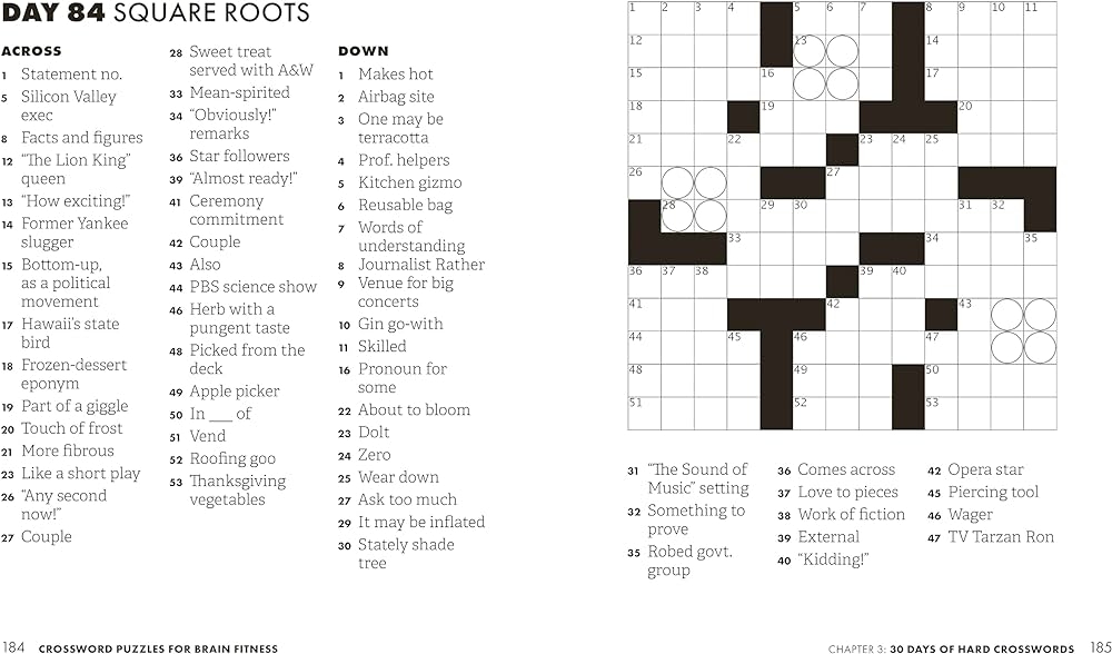 Printable Diagramless Crossword Puzzles A Challenging And Rewarding 