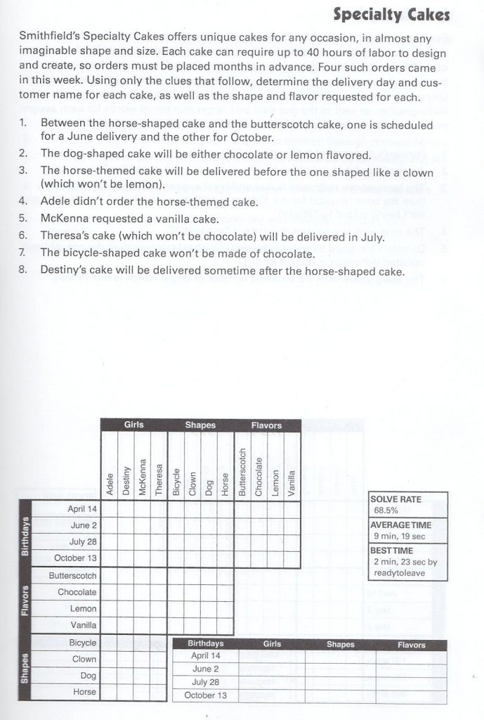 Printable Grid Logic Puzzles Maths Printable Hard Logic Grid Puzzles 