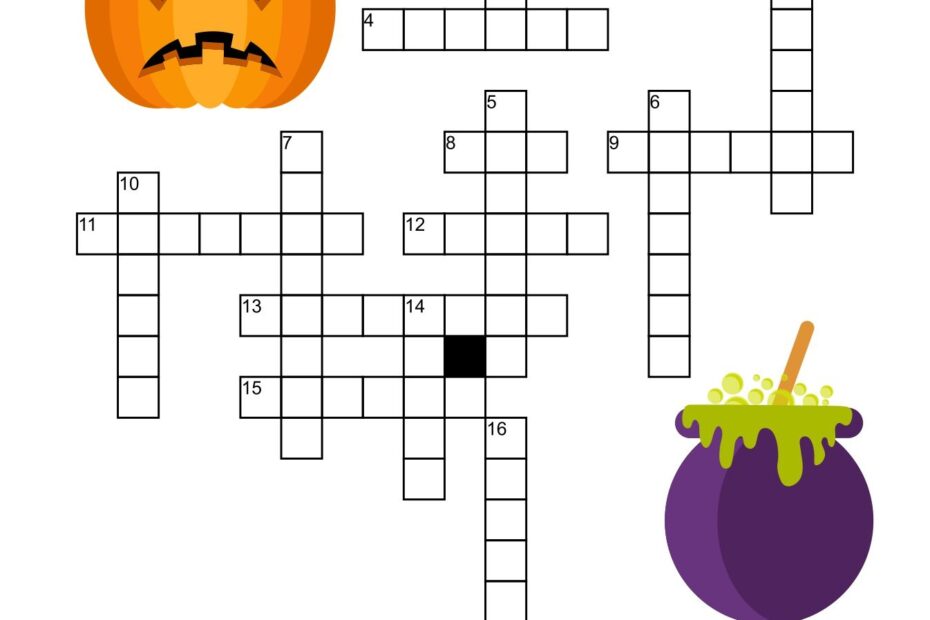 Printable Halloween Crossword