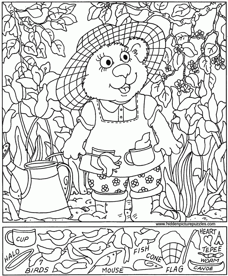 Printable Hidden Picture Puzzles Printable New Year Banners