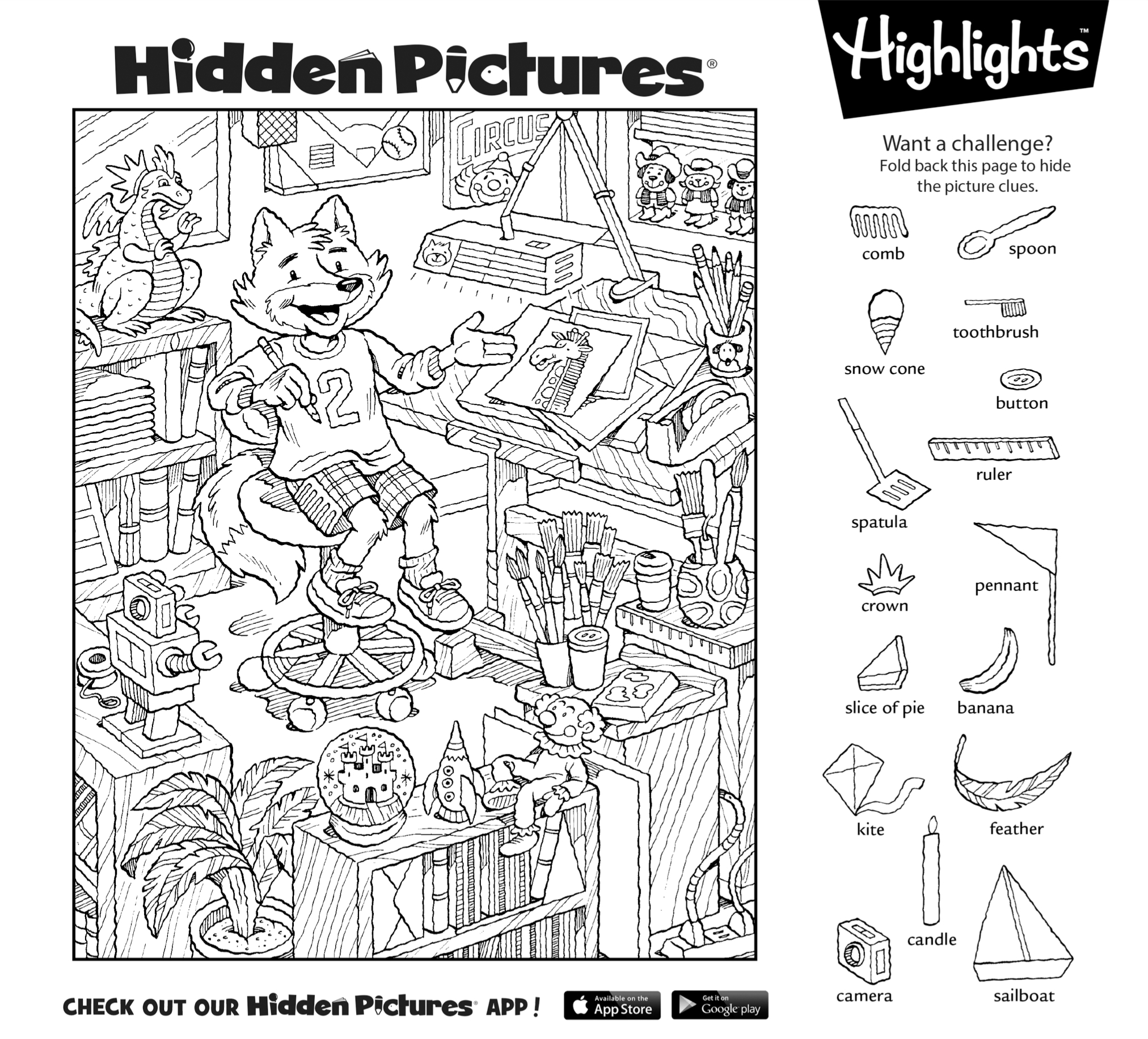 Printable Hidden Picture Puzzles Printable World Holiday