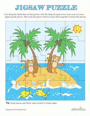 Printable Jigsaw Puzzle Worksheet Education Worksheets Library