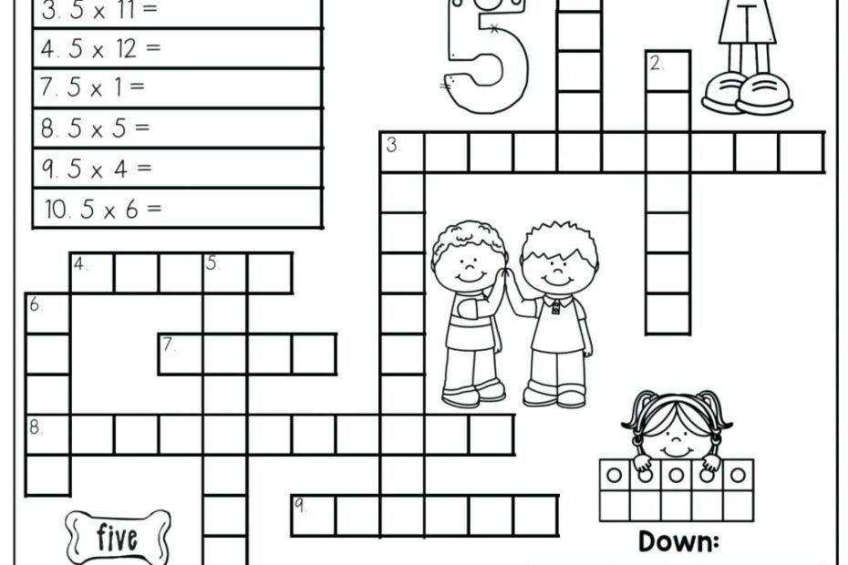 Printable Math Puzzles Pdf Printable Crossword Puzzles