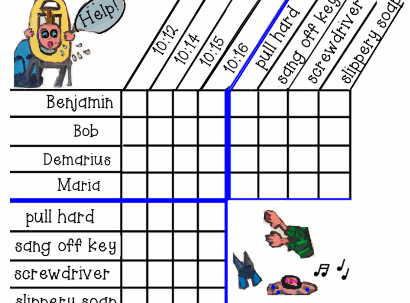 Printable Matrix Logic Puzzles Printable Logic Puzzles
